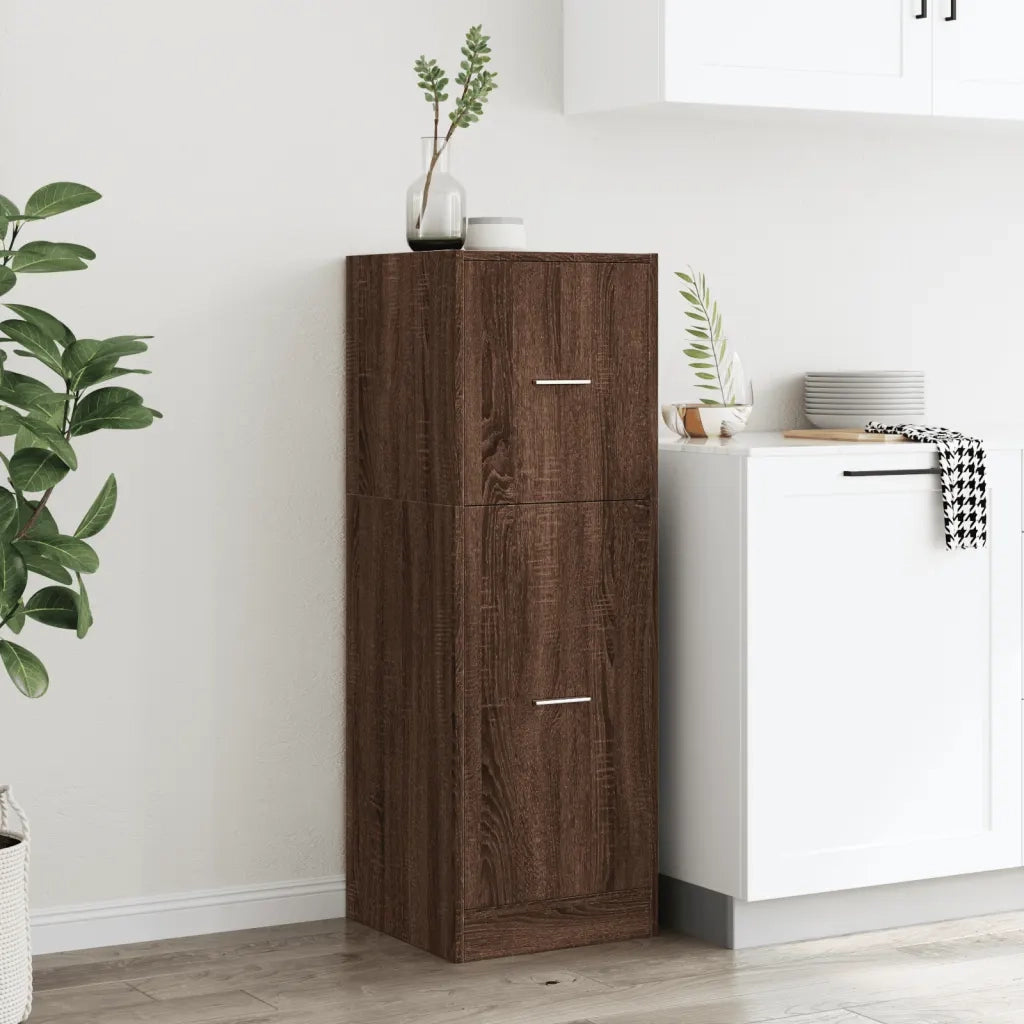 Armadietto da Farmacia Rovere Marrone 40x41x118 cm Truciolato 855202