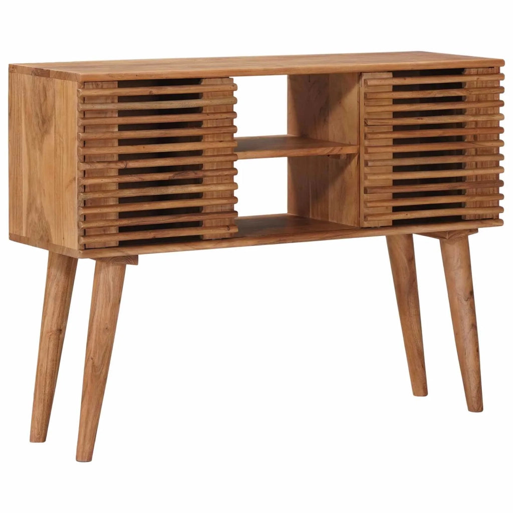 Tavolino fatto a mano Marrone Teak 100 x 30 x 75 cm