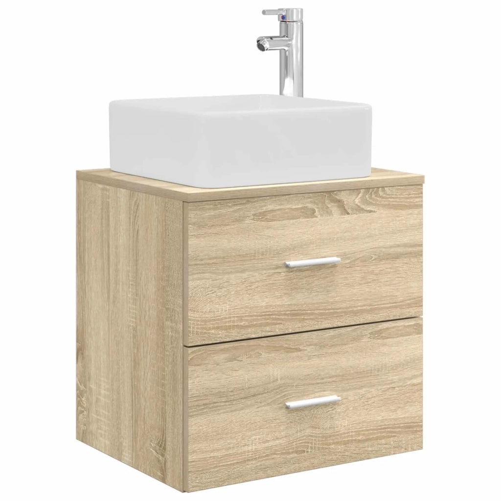 Set di mobili per il bagno 5 pcs Rovere Sonoma 3406753