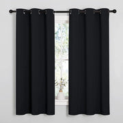Set di Tendaggi Verdundi da Parete da 2 pezzi - 107 x 160 cm - Poliestere - Nero