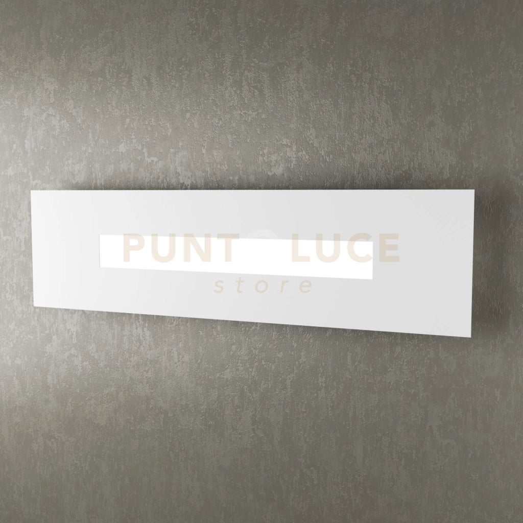 WALLY APPLIQUE-PLAFONIERA 60 CM. 1 LUCE BIANCO 1138-60-BI
