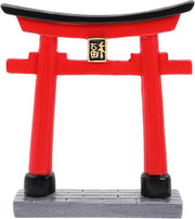 Scultura Zen-Tuin Shinto per Acquario Miniatura - Porta Torii Giapponese per Acquarietti - Decorazione in Resina - Piccola Decorazione per Giardino Zen