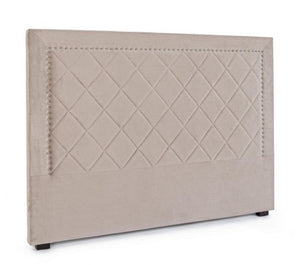 Testiera Letto Ahura Grigio Chiaro 160 in Legno