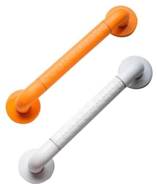 Supporte per la toilette in acciaio inossidabile, senza gradino e sicuro, supporto per braccio in nylon per anziani, supporto per la toilette per la camera da bagno (2 pezzi, 40 cm)