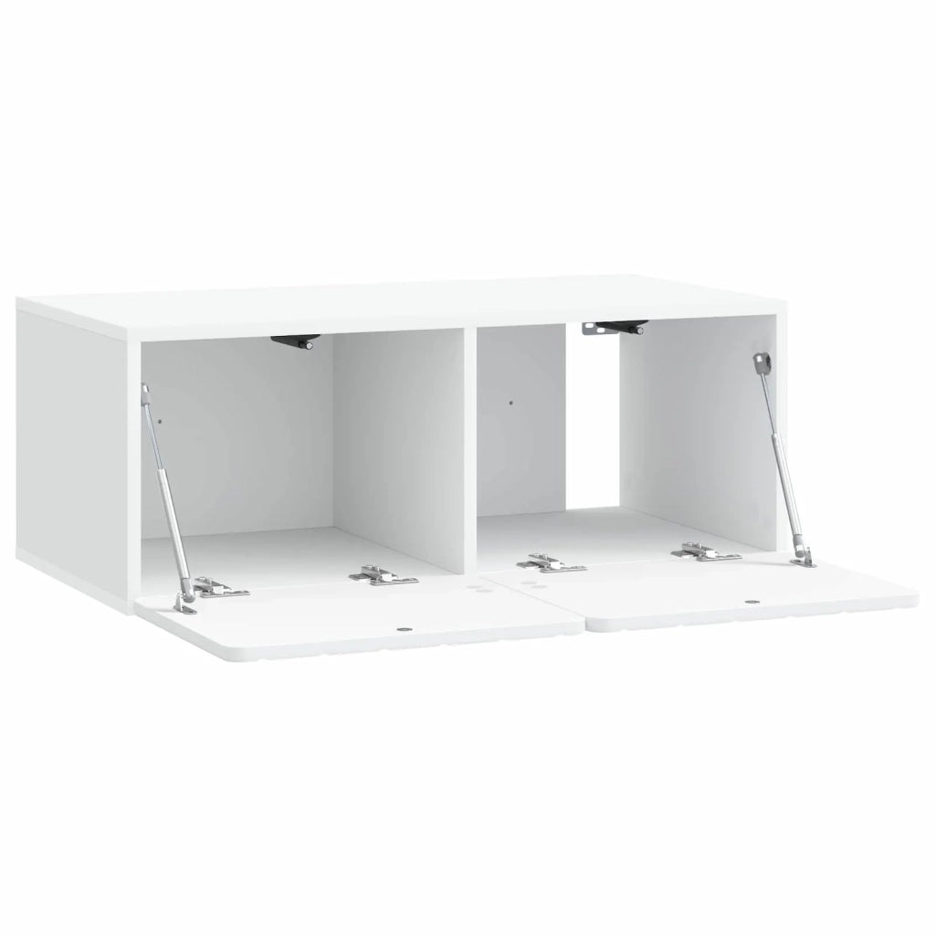 Mobile Porta TV da Muro Bianco 78,5 x 41 x 30 cm 898345