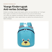 Borsa per bambini anti-perdita - Carrozzino divertente - Cinture regolabili - Cinturino di sicurezza - Tessuto oxford - Adatto per bambini da 1 a 3 anni - Borsa per bambini