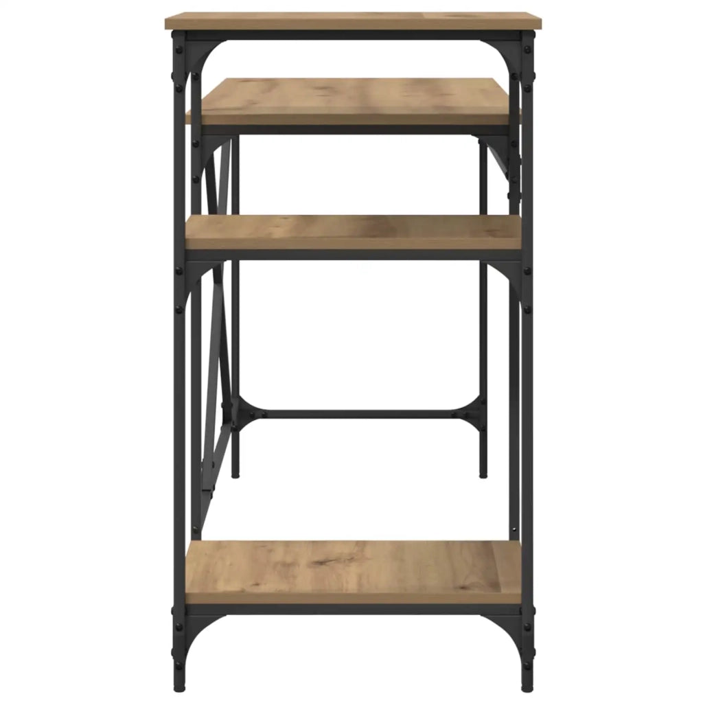 Scrivania Rovere artigianale 135 x 50 x 90 cm Legno multistrato