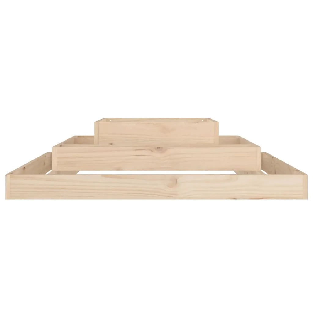 Fioriera 110x110x27 cm in Legno Massello di Pino 823871