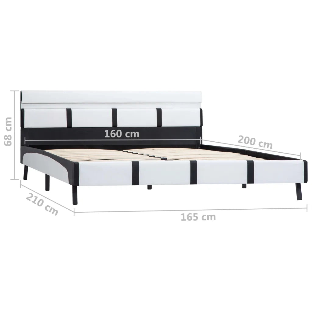 Giroletto con LED Bianco in Similpelle 160x200 cm 280300