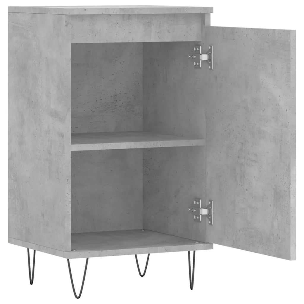 Credenze 2 pz Grigio Cemento 40x35x70 cm in Legno Multistrato 831061