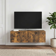 Mobile Porta TV da Muro Rovere Fumo 98 x 41 x 30 cm 898020