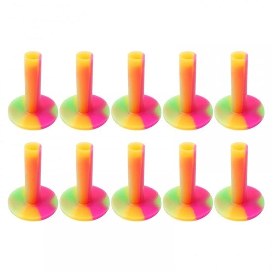 Tecniche di Gioco in Gomma - 10 Pezzi - Alta Qualità - Duraturo - Adatto per Indoor/Outdoor - Dimensione Portatile - Stabilità per Prestazioni Migliorate - Mazze da Golf
