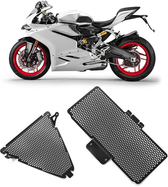 Guardia Radiatore Grille - Protezione Radiatore Grille per V2 2020 + Accessori per Motocicletta in Alluminio