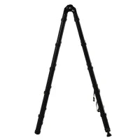 DURHAND Scala Telescopica Pieghevole da 10 Gradini in Alluminio e Metallo per Interni ed Esterni, 320x67x7 cm, Nero