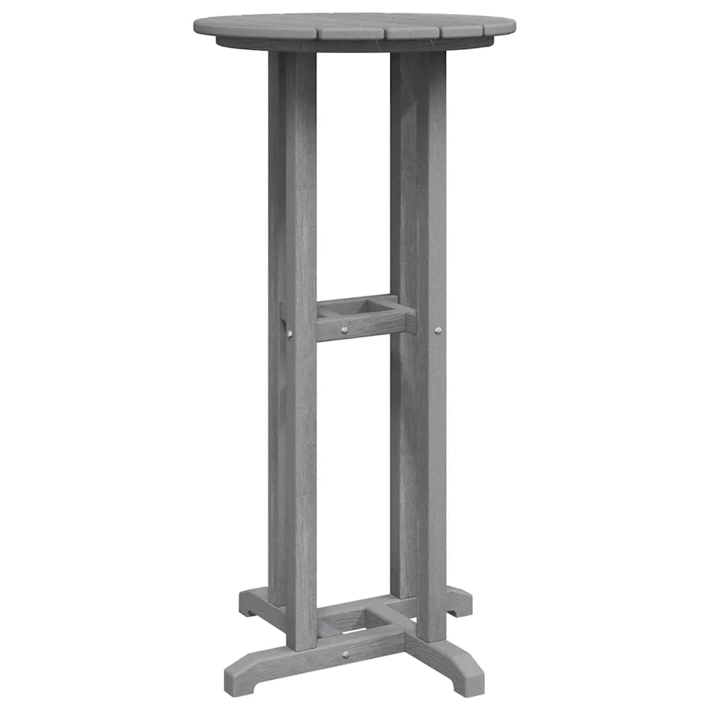 Tavolino da Giardino | Tavolo da bar Grigio chiaro 55 x 55 x 107 cm Polietilene