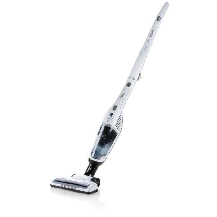 DOMO DO217SV - Pratico aspirapolvere 2 in 1 - 2 velocità - Sistema Ciclonico - Autonomia 40min - Serbatoio polvere 0,5L
