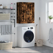 Mobile a Parete Rovere Fumo 69,5x34x90 cm in Legno Multistrato 830385