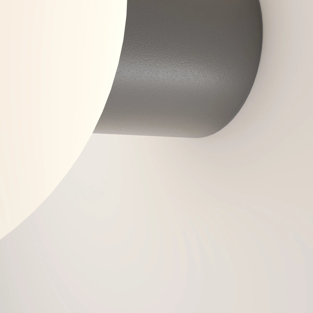 Maytoni Lampada da parete moderna Bold 1 luce E27 IP54 grigio alluminio
