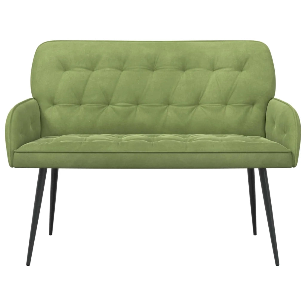 Divano a 2 posti con gambe in metallo 2 posto Verde chiaro 42051020