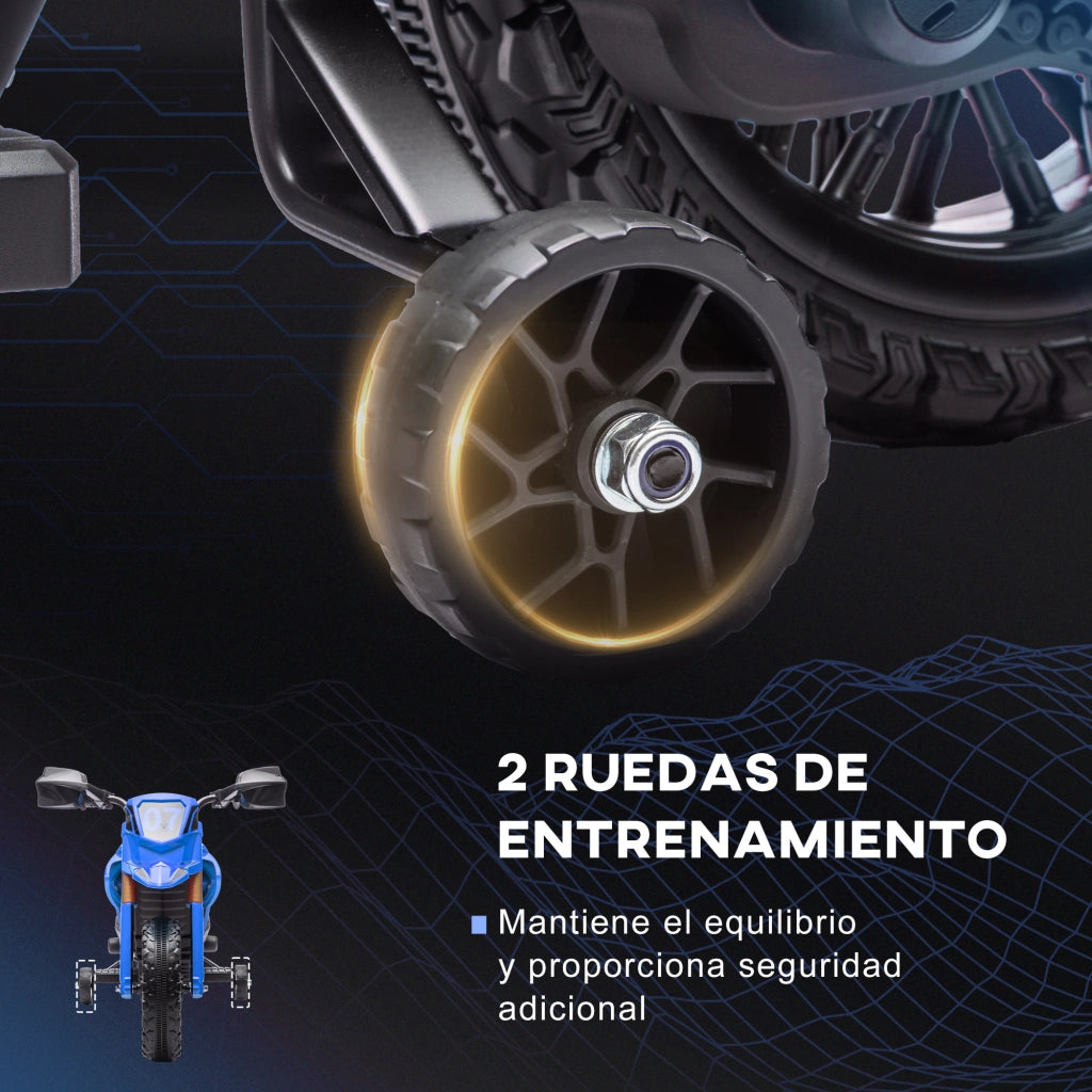 Moto Elettrica Bambini ¨C zephmum ¨C 12V Blu