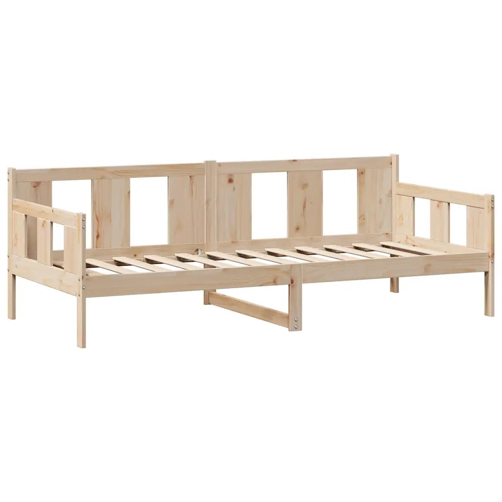 Letto singolo | Letto per adulti | Dormeuse con Cassetti 90x190 cm in Legno Massello Pino