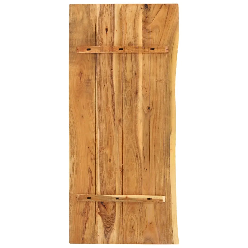 Piano per VanitÃ  Bagno in Massello di Acacia 140x52x3,8 cmcod mxl 97137