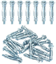 Set di 20 viti M4x32mm espansione, chiodi a parete pesanti, chiodi a gesso galvanizzati, adatti per gessi, televisori, maniglie di tende, specchi, asciugamani, foto, ecc.