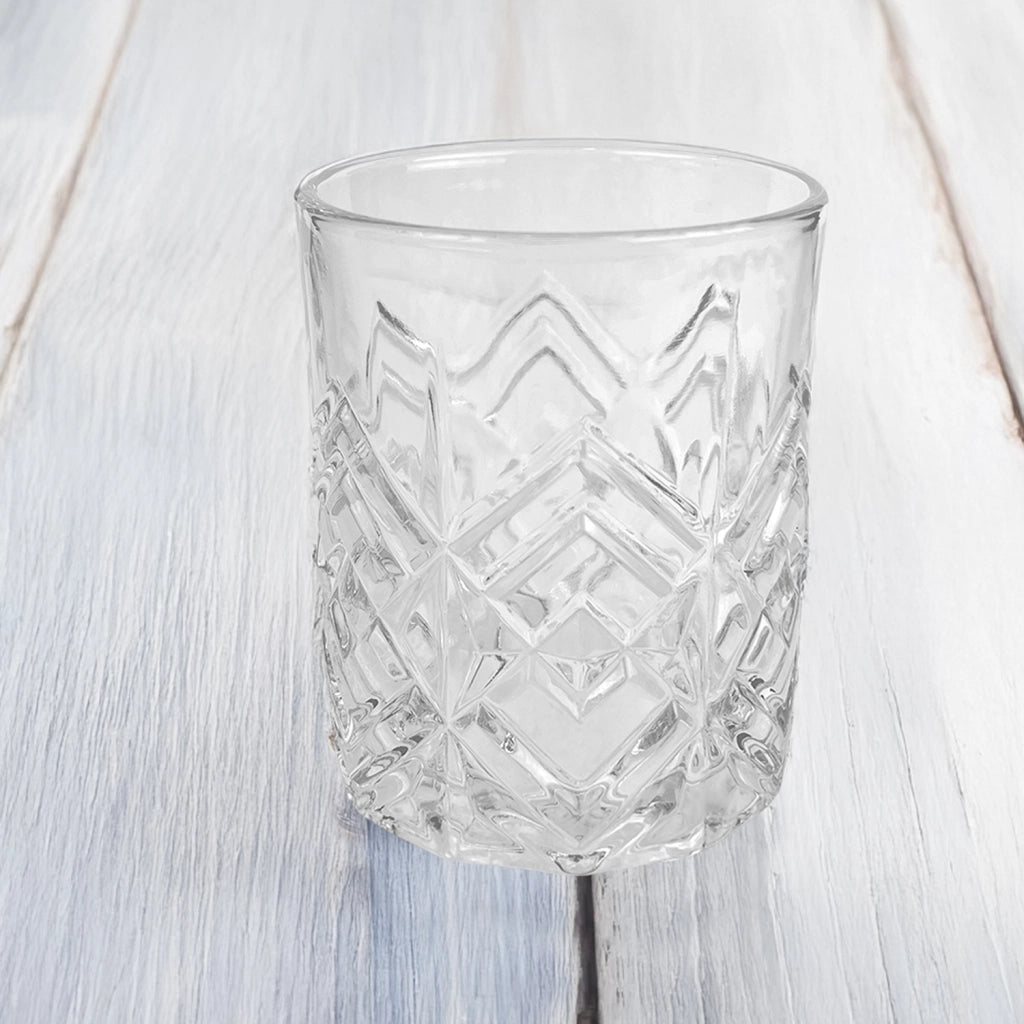 Set 6 Bicchieri Da Whisky 31Cl In Vetro Resistente Lavorato Bicchiere Design Moderno Cucina Acqua Cocktail Rum Certificati Contatto Alimentare Lavastoviglie Microonde Bar Ristorante Erfurt