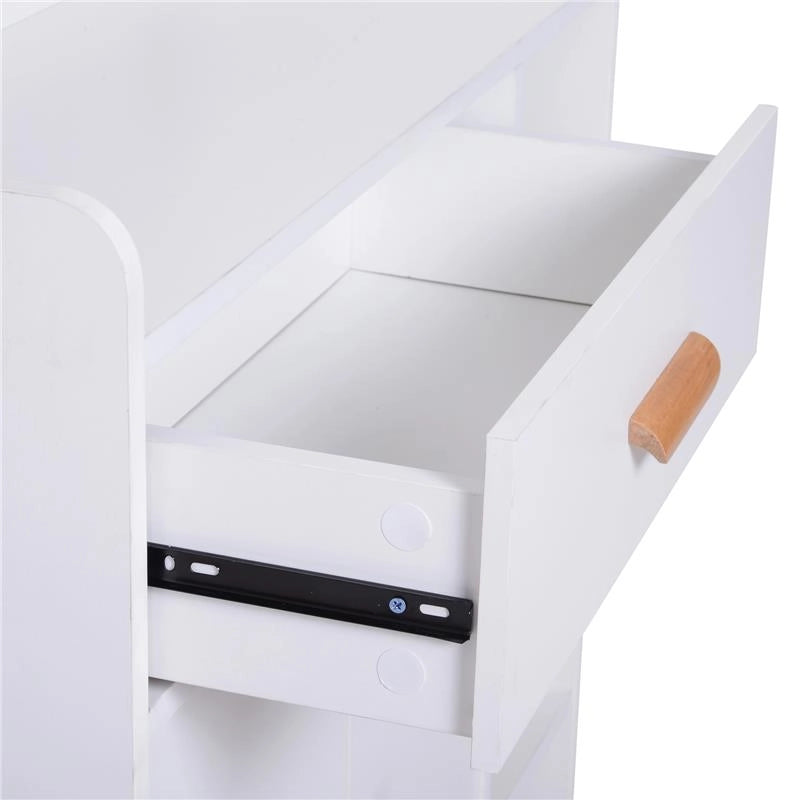 MOBILETTO CON PIEDINI 80 X 29.5 X 96 CM IN LEGNO DI PINO BIANCO