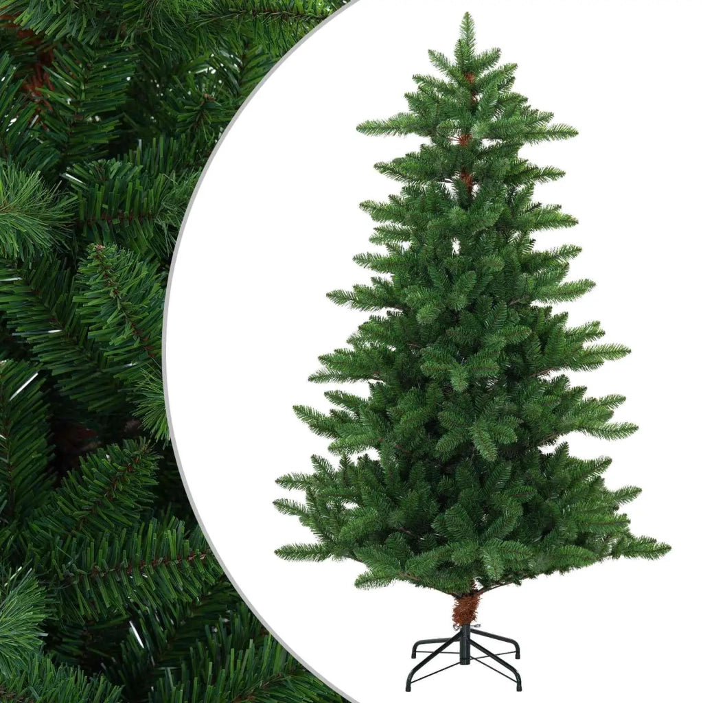 Albero di Natale artificiale 120 cm PVC e Metallo Verde 42056471