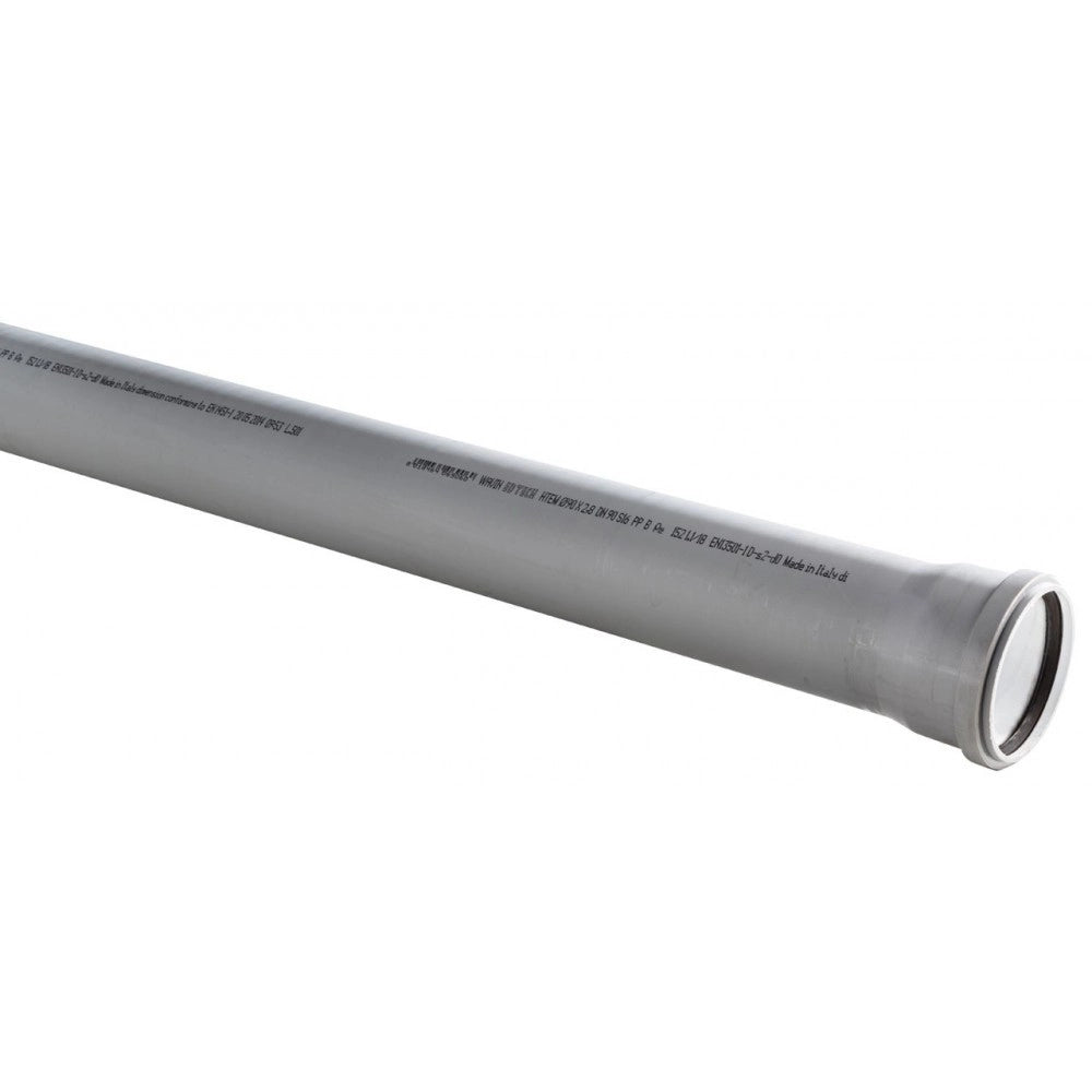 Tubo 50x2000mm ad innesto con guarnizione 1 bicchiere