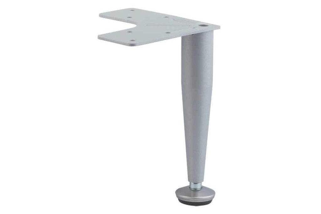 Piedino Conico In Metallo Con Flangia Triangolare H150 Pst98X98 Crom - Masidef