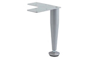 Piedino Conico In Metallo Con Flangia Triangolare H150 Pst98X98 Crom - Masidef