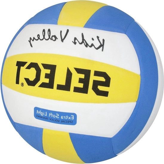 Volley pallavolo per bambini 4 a colori blu giallo - Pallavolo sostenibile per bambini