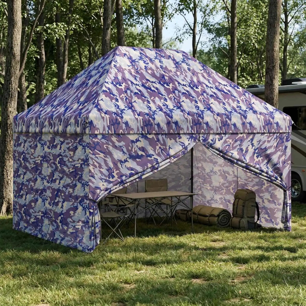 Gazebo Pop-up con 4 Pareti 2,9 x 4,3 m Blu Cacciatore 42036832