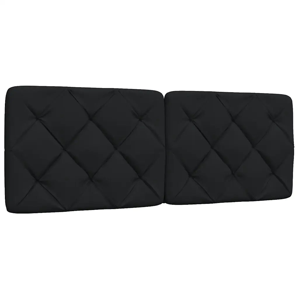 Giroletto con LED senza Materasso Nero 140x190 cm in Tessuto
