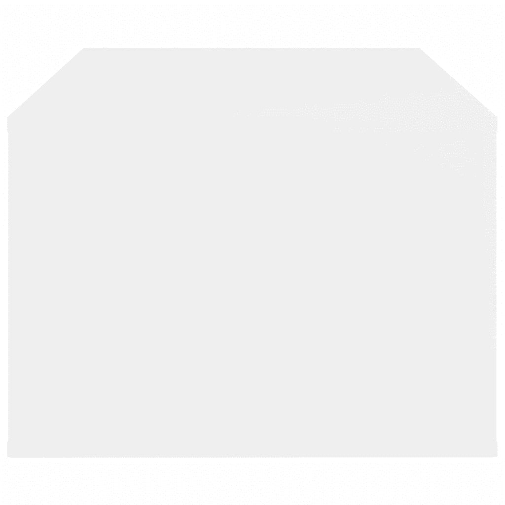 Tavolino da Salotto Bianco 100x50,5x35 cm in Legno Multistrato 816536
