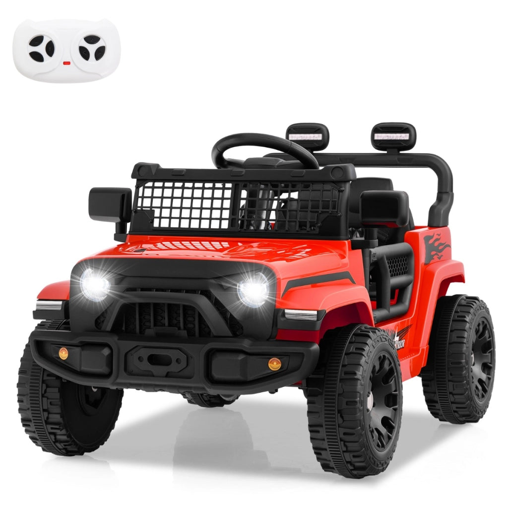 Auto elettrico per bambini 12V con telecomando, Veicolo elettrico con 3 velocit¨¤ Rosso