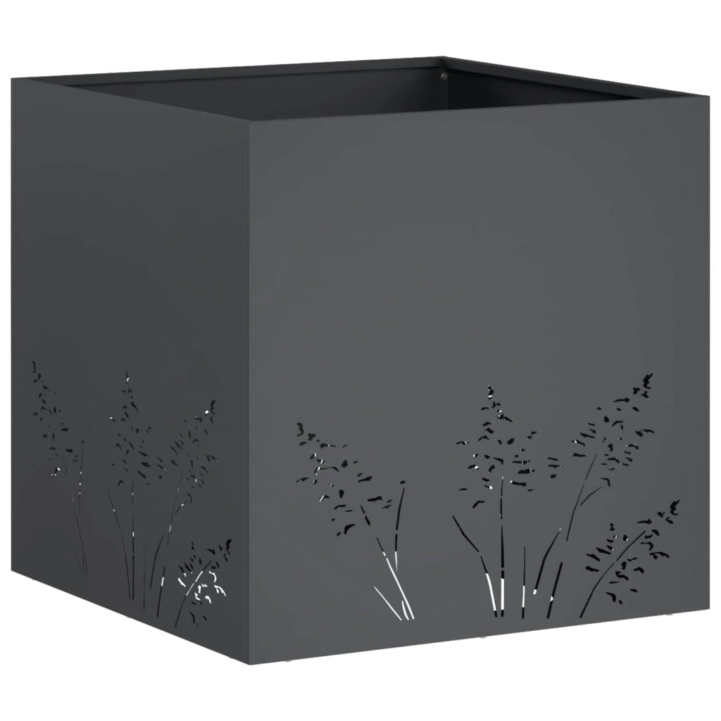 Vaso da giardino 2 pz Antracite 50 x 50 x 49 cm 8005797