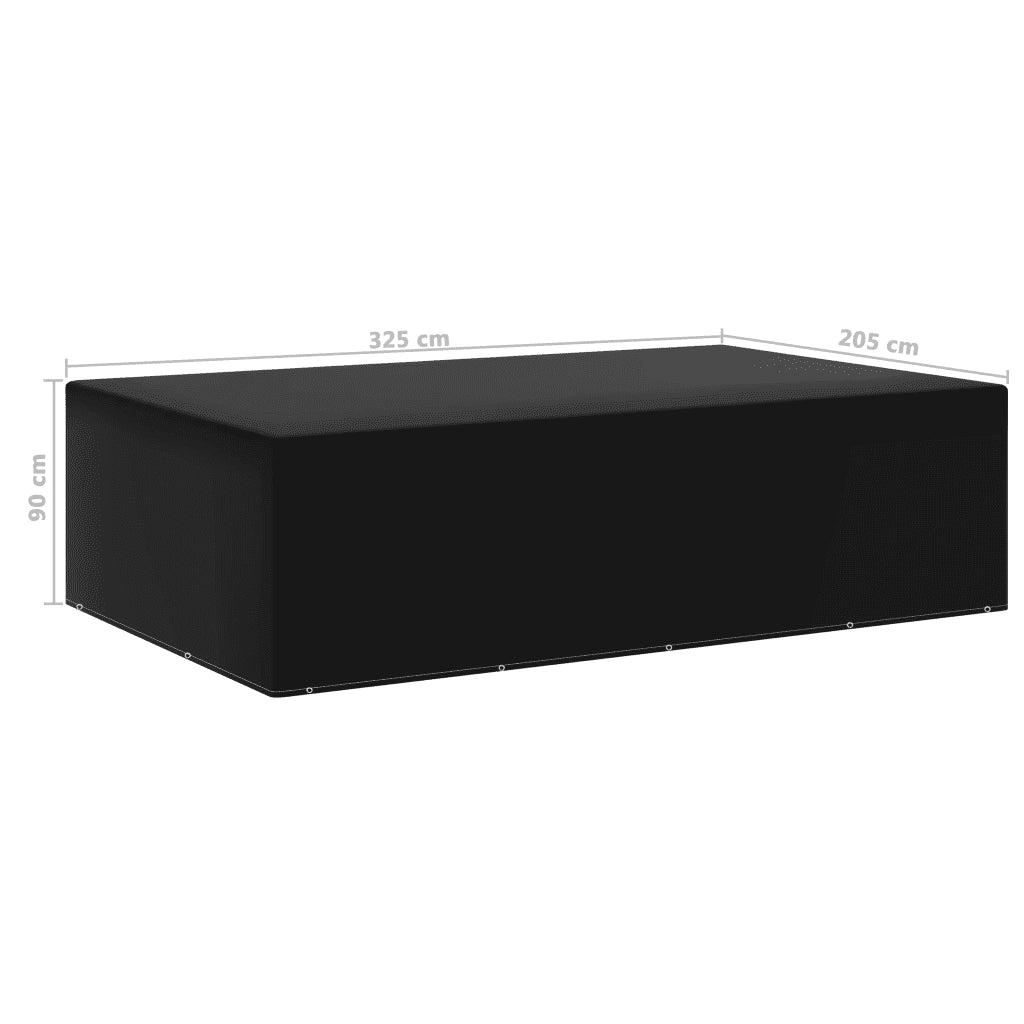 Copertura per Mobili da Giardino | Telone per mobili da esterni con 12 Occhielli 205x325x90 cm