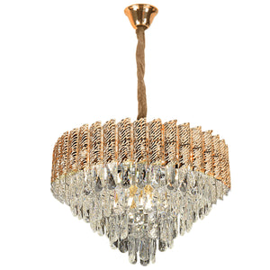 Lampada Cristal G054-cp 50cm Gold