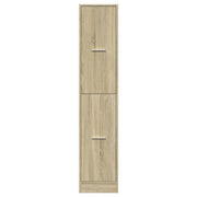 Mobile da farmacia con 4 cassetti pratico contenitore scrivania 30 x 41 x 144,5 cm legno di rovere Sonoma ingegnerizzato 02_0050621