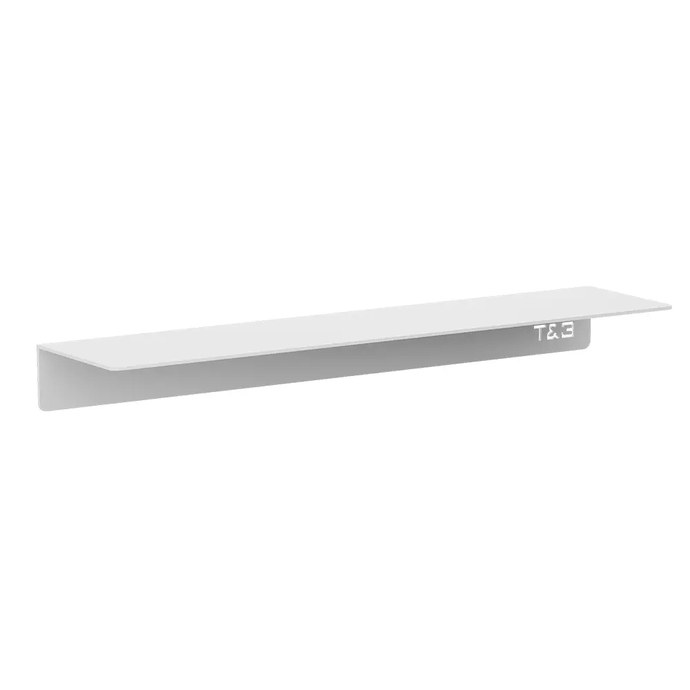 Mensola da bagno in alluminio bianco opaco 40 cm | Bergen