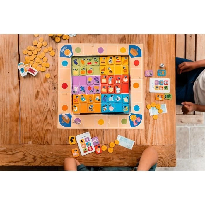 Gioco da tavolo - NATHAN - Lo compro - Gioco di corse con 6 negozi, 15 da spendere