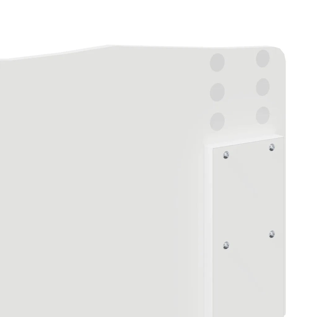 Testiera-Testata-Testiera Decorativa Bianco Lucido 180 cm Legno multistrato 954320