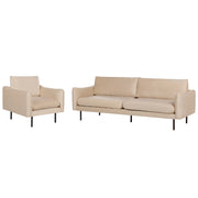 Set Soggiorno Tessuto Velluto Grigio Gambe Nere Divano Ad Angolo Poltrona A 3 Posti Stile Retrò Moderno