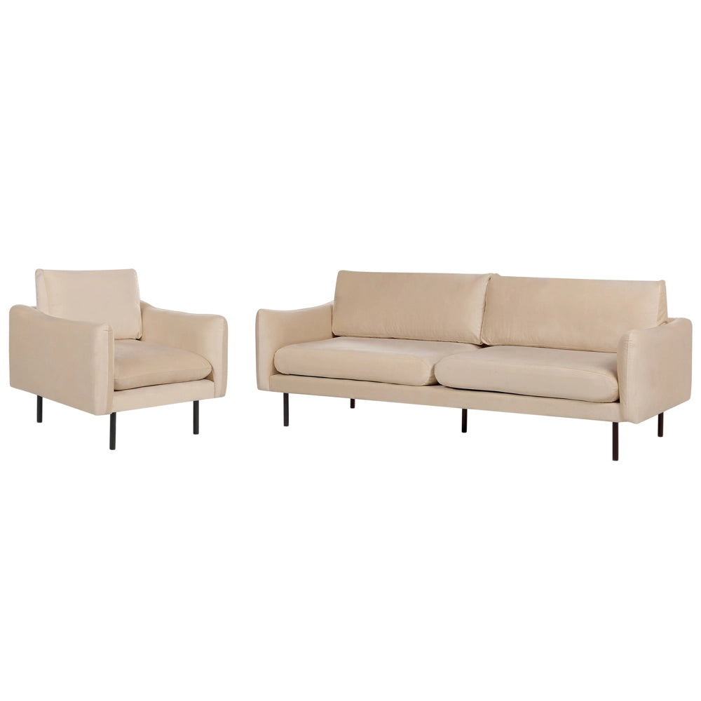 Set Soggiorno Tessuto Velluto Grigio Gambe Nere Divano Ad Angolo Poltrona A 3 Posti Stile Retrò Moderno