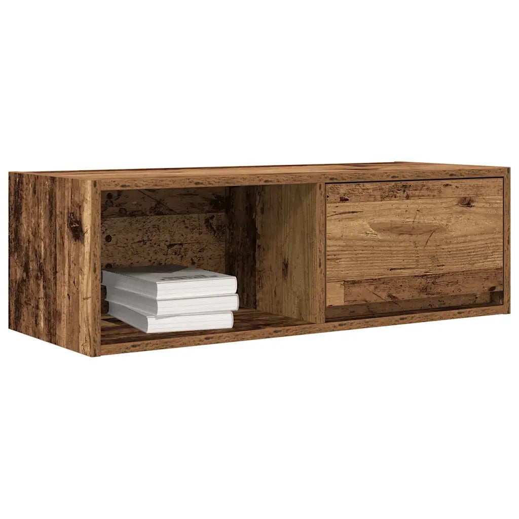 Mobili Porta TV 2 pz Legno Antico 80x31x25,5 cm in Truciolato