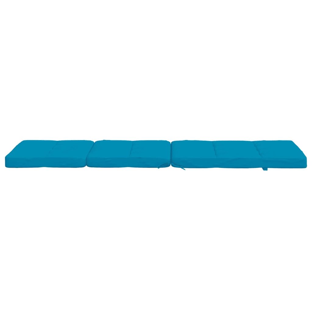 Cuscini per Sedia a Sdraio 2 pz Blu Chiaro in Tessuto Oxford 361988