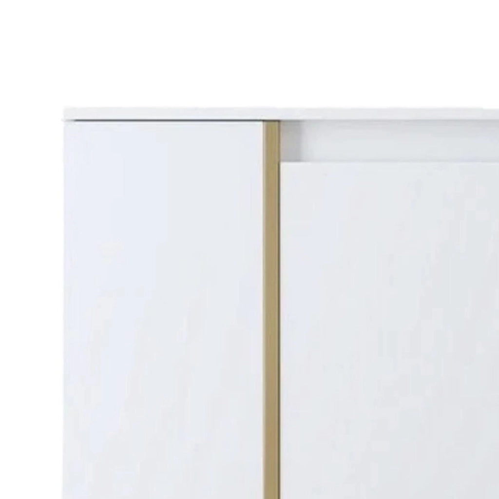Pignano, set Mobili da Soggiorno Modulabile, Bianco